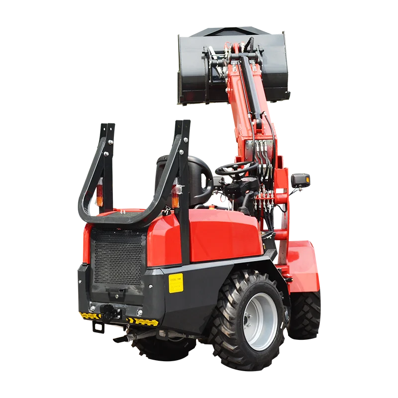 Hot selling micro telescopic wheel loader front loader with powerful engine telescopic loader