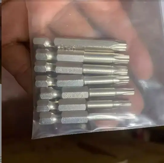 7 قطعة 5 نقطة مفك براغي نجمية بت 50 مللي متر S2 المغناطيسي ستار مفك مسامير 1/4 "عرافة عرقوب T10 T15 T20 T25 T27 T30 T40 #3