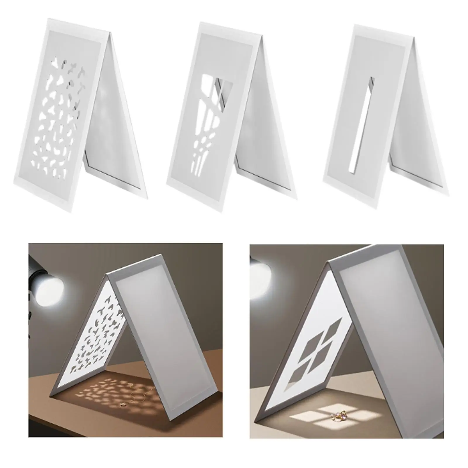A3 Photography Light Diffuser Board Light Shape Control Filming Tool Flip Diffuser Practical Accessories for Small Items Jewelry