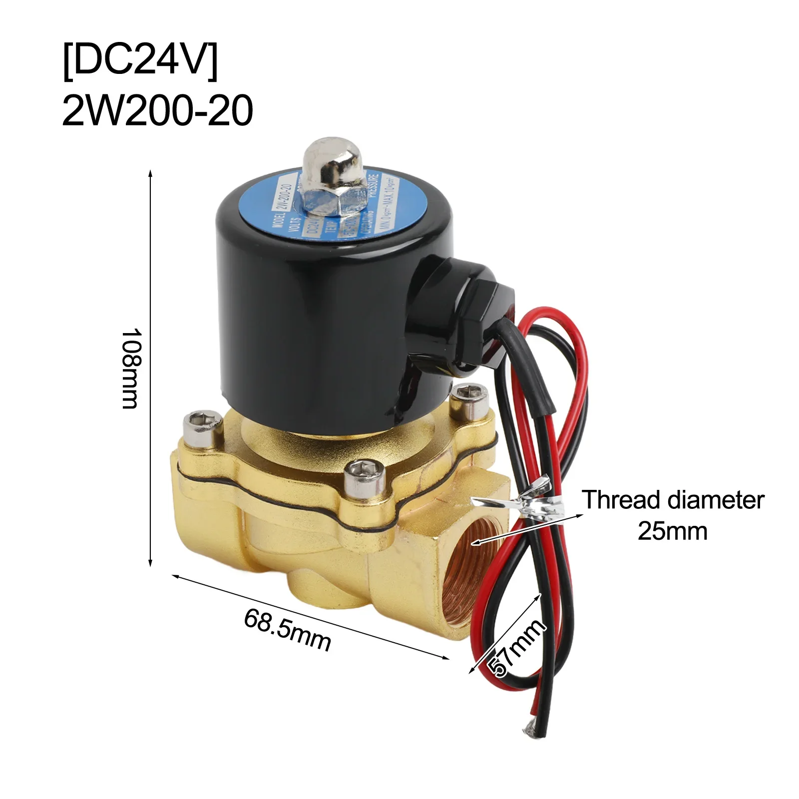 Diverse Connection Options Available for the Normally Closed Electromagnetic Valve DN15 Suitable for Many Applications