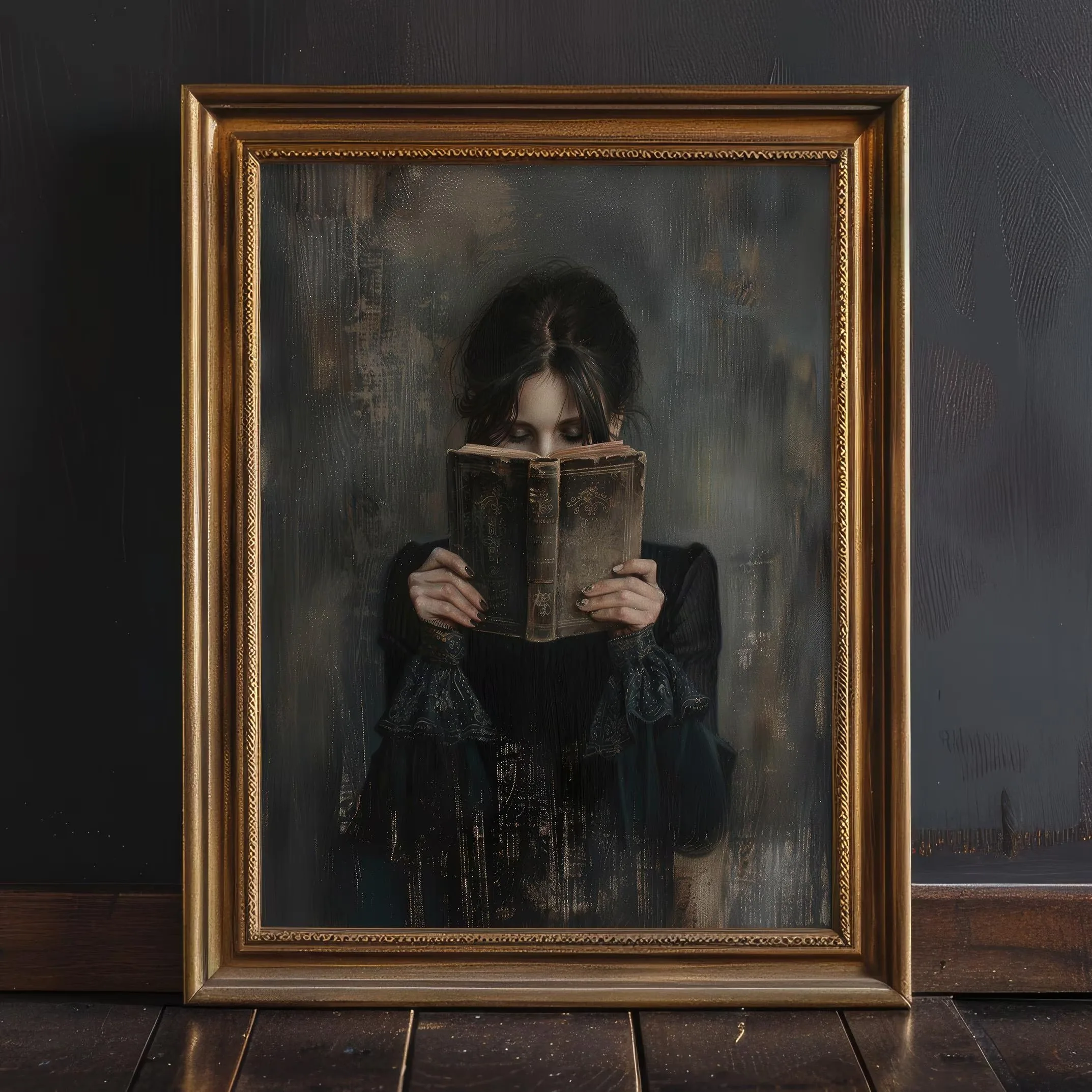 

Retro Queen Victoria Canvas Printing Era Women Reading Wall Art Posters for Modern Living Room Bedroom Library & Home Decor Gift