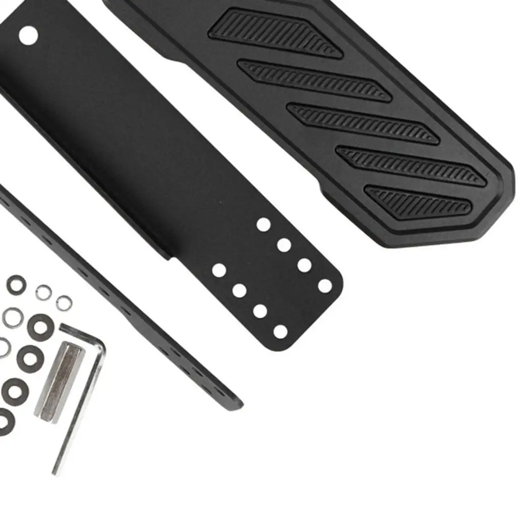 Premium Dead Pedal Car Footrest Anti Slip Kick Panel Durable Metal Accessories for Comfortable Driving Experience