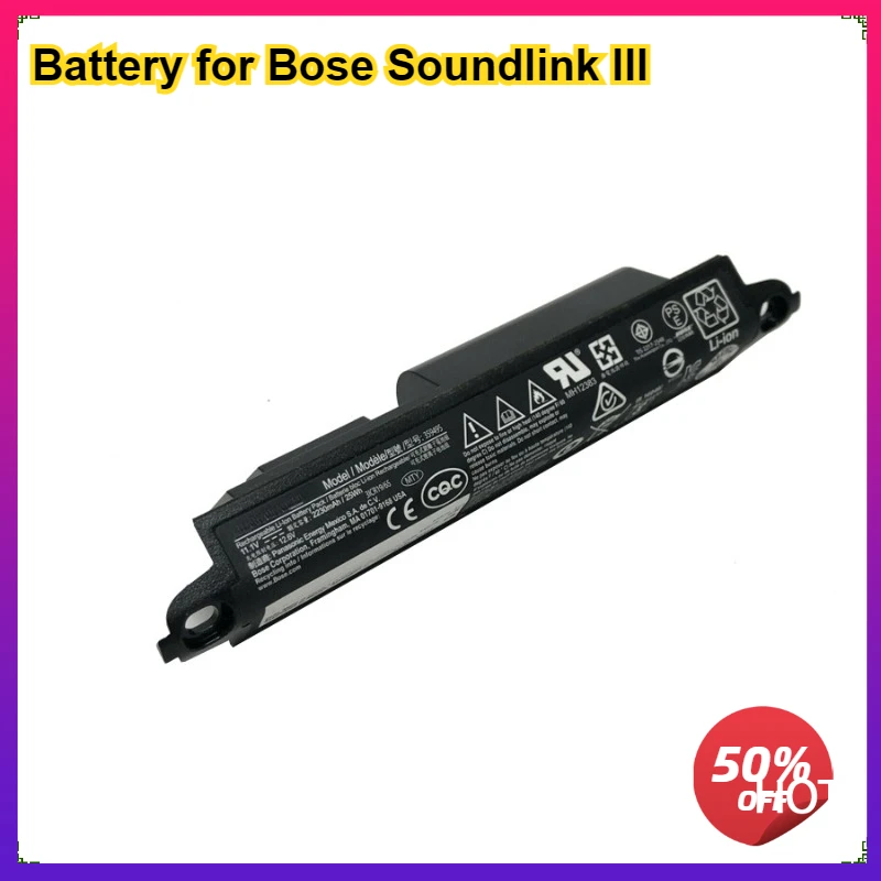 26Wh 359498 Battery for Bose SoundLink III 330107 330107A 330105 359495 for Bose Soundlink Bluetooth Mobile Speaker II 404600