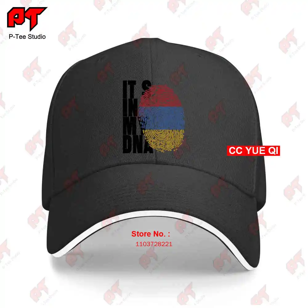 Pride Armenia Flag It'S In My Dna Armenian Sign Proud Baseball Caps Truck Cap L49I