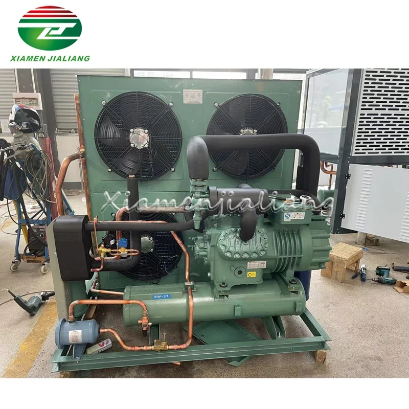 

Factory Sale Two Stage Compressor 30hp S6f-30.2 Semi Hermetic Compressor Unit Condensing Unit R404a Cold Room Equipment