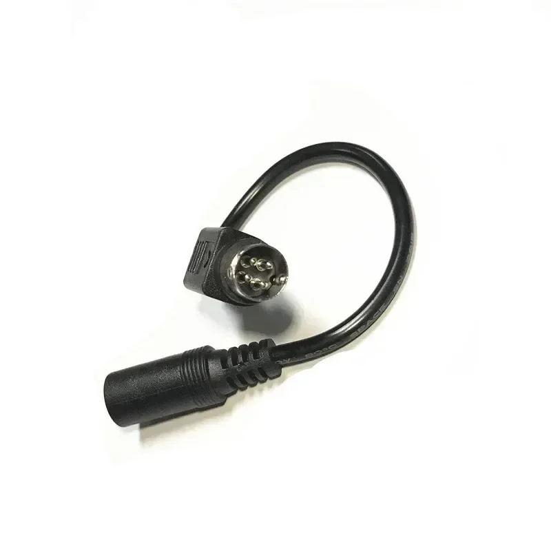 Suitable for Surveillance Video Recorder DC5.5 2.1 Female To Round Port 4 Four-pin Power Conversion Connector Line