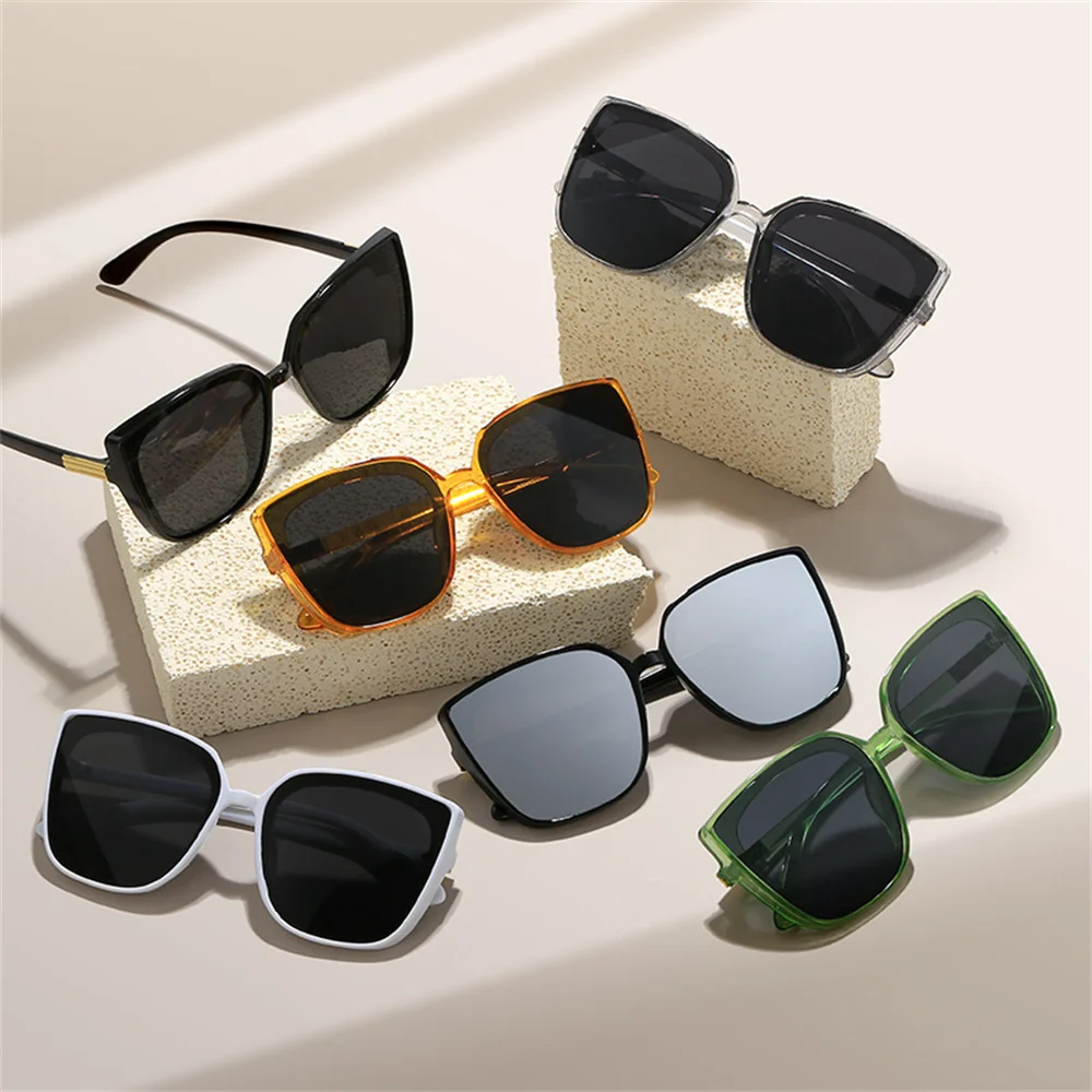 KLASSNUM Oversized Square Women Sunglasses Fashion Vintage Brand Designer Sun Glasses for Men's Driving Protection UV400 Goggles