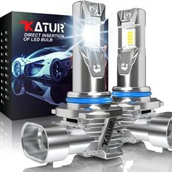 2x 9012 HIR2 Fog Light Bulb Wireless Fanless 6000K White Auto Diode Head Lamps Turbo Led For JAGUAR Opel Toyota Audi BMW BENZ VW