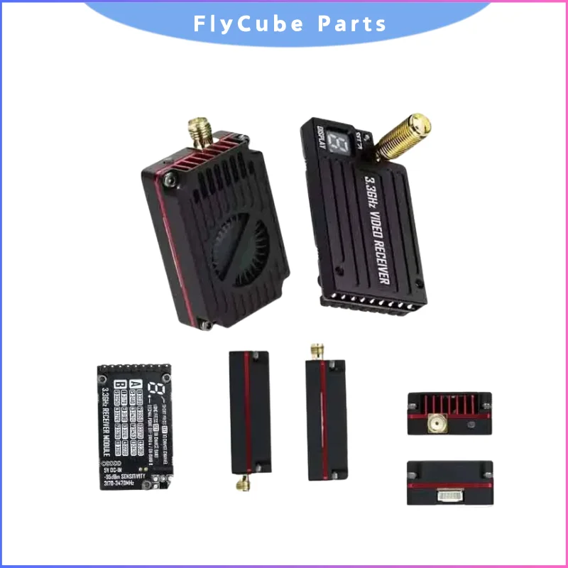 3.3G 4W Long Range VTX, เครื่องส่งสัญญาณวิดีโอ RUSHFPV พร้อมโมดูล VRX สำหรับ FPV รองรับโปรโตคอล IRC Tramp สำหรับโดรน RC ระดับสูงสุด