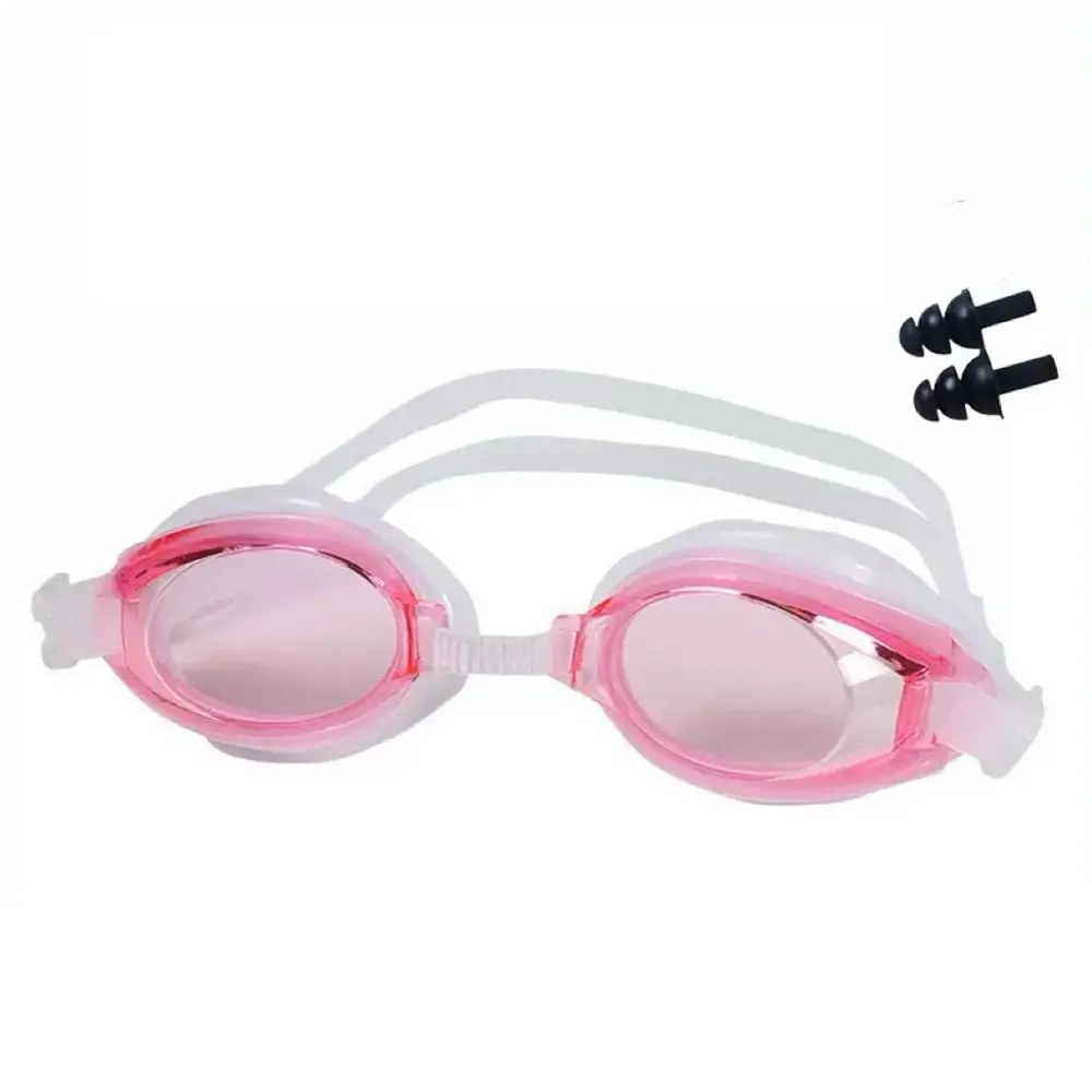 Verstellbare Schwimmbrille mit Kopfband, Weiche Silikon-Augendichtung, Weitwinkel-Unterwassersicht, Beschlagfreie Schwimmbrille mit HD-Klarglas – Detail 4
