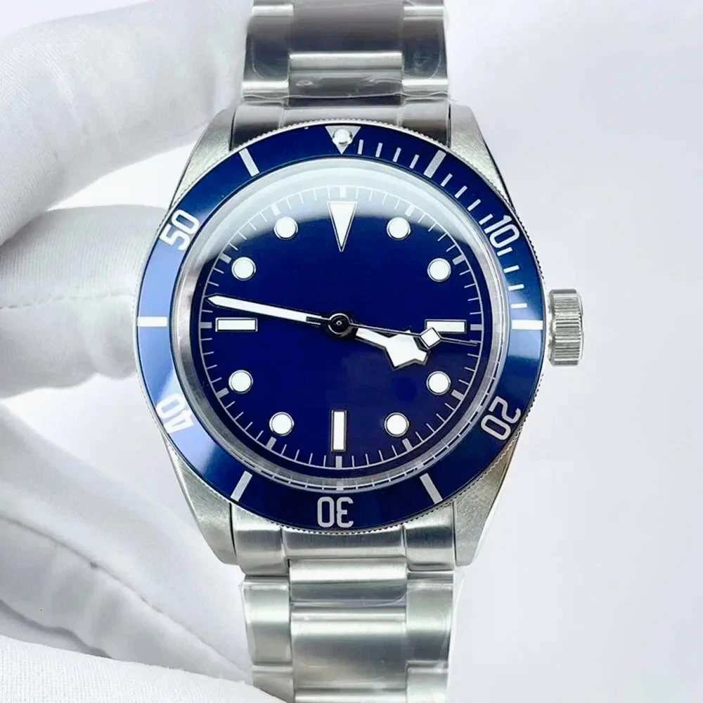 Luxury Trendy Solid Steel Bracelet Business Sport Men Automatic Mechanical Watches 2026 New Smooth Black Stylish watch