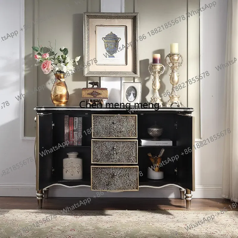 c139 Light luxury sideboard, wine cabinet, simple entrance cabinet, living room partition cabinet, home European style