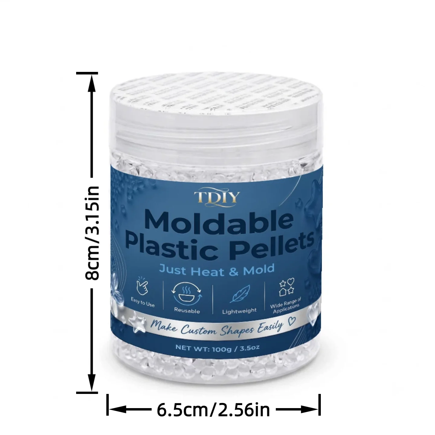 Moldable Plastic Pellets DIY Sculpting Material Festival Cosplay Tools For Art Crafts And Temporary Repairs