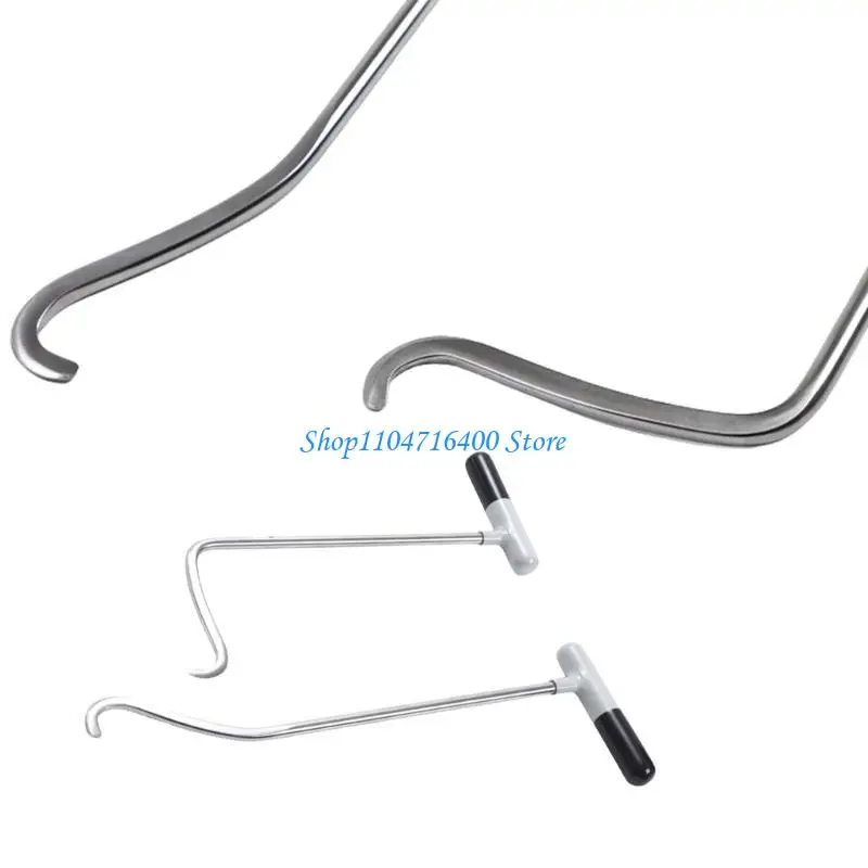 

y1gd 2Pcs Dent Remover Hook Tool Automotive Body Dent Repairing Pry Bar Car Dent Repair Rods Metal Repairing Tool