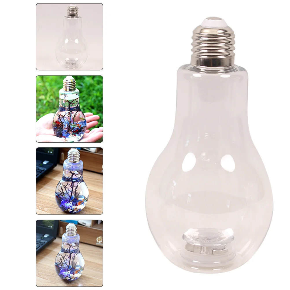 

1Set Decorative Bulb Bottle Light Bulb Colorful LED Landscape Prop Home Office Garden Creative Decor Luminous Bottle Decor