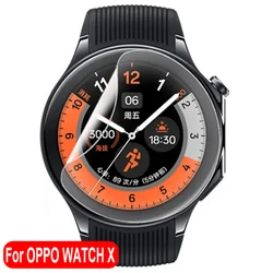 1-6pcs Hydrogel Film for Oppo Watch X Screen Protector Soft TPU Protective Films for Oppo WatchX Accessories Cover Not Glass