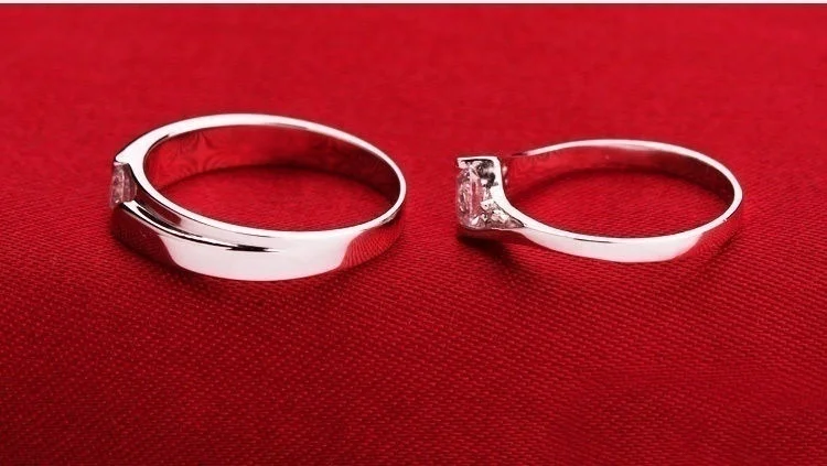 European and American fashion, personalized love proposal, exquisite couple ring