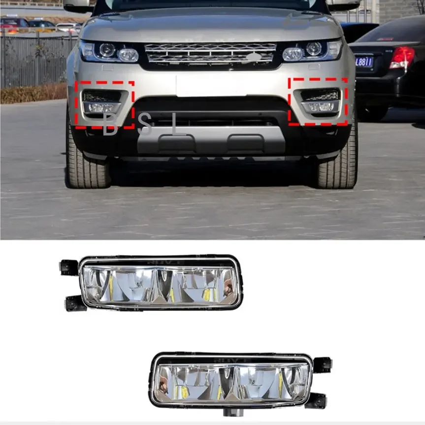 Car Front Fog light New High Quality Led Daytime Running Light For Range Rover SPORT 2014 2015 2016 2017 LR033407 LR033406