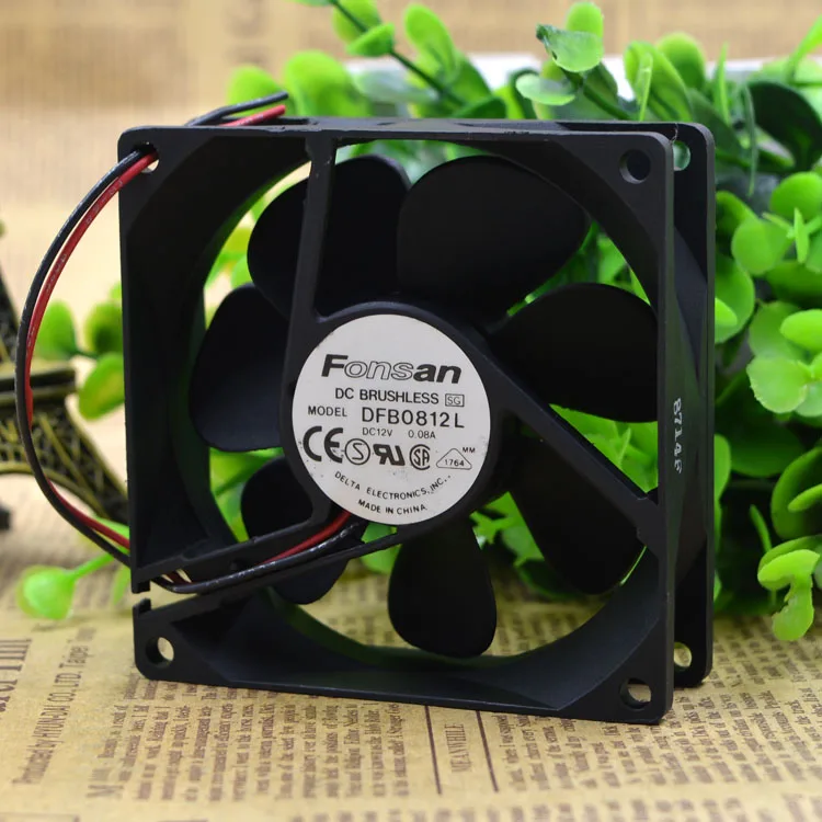 

8025 12V 0.08A 8CM 2WIRES COMPUTER CASE FAN DFB0812L