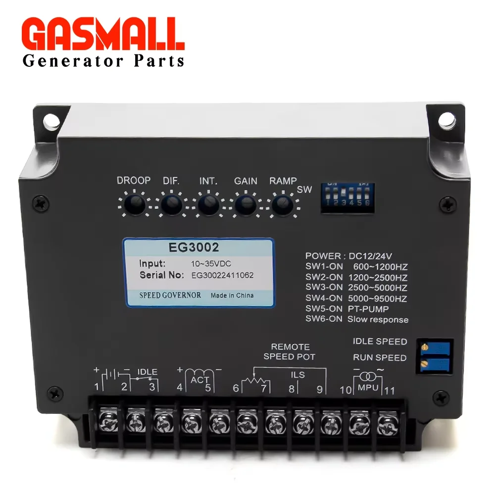 LIXISE EG3002 Generator Speed Control Electronic Governor Diesel Genset Parts Replacement Generator Parts