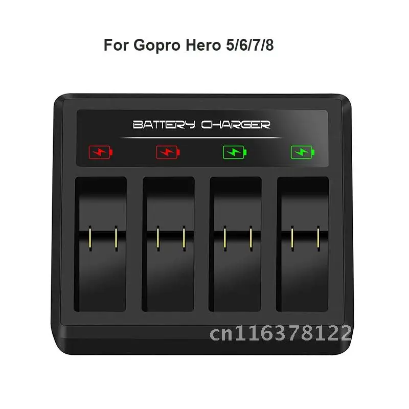 

For Go Pro Battery LCD charger Gopro Hero 2 3 Battery Gopro hero5 6 7 8 USB Dual LED Smart Charger For GoPro Camera accessories