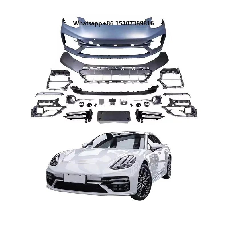 2017-2023 971 Car Modification Upgrade Sport Style Body Kit New Front Bumper Tips Car Grille for Pmera