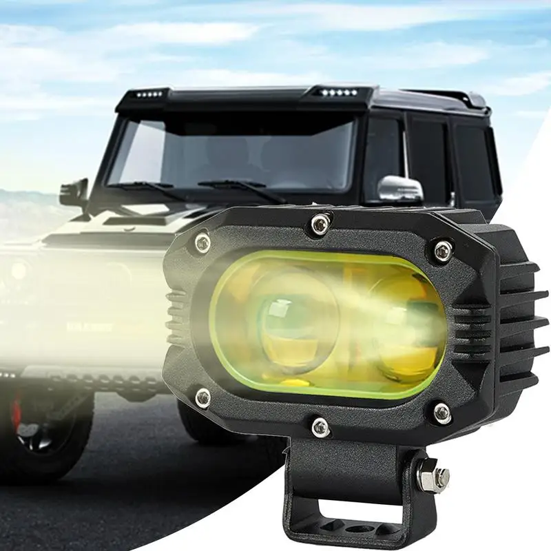 Motorcycle Driving Lights Adjustable Brightness Motorcycle LED Lights Sturdy Dustproof Shockproof Fog Lights For Agricultural