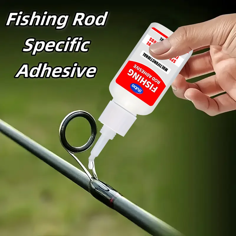 Ifubo Fishing Rod Adhesive, Multifunctional Fishing Gear Repair Glue For Rod Tip Guide Ring, Strong Bonding Fishing Accessory view 3