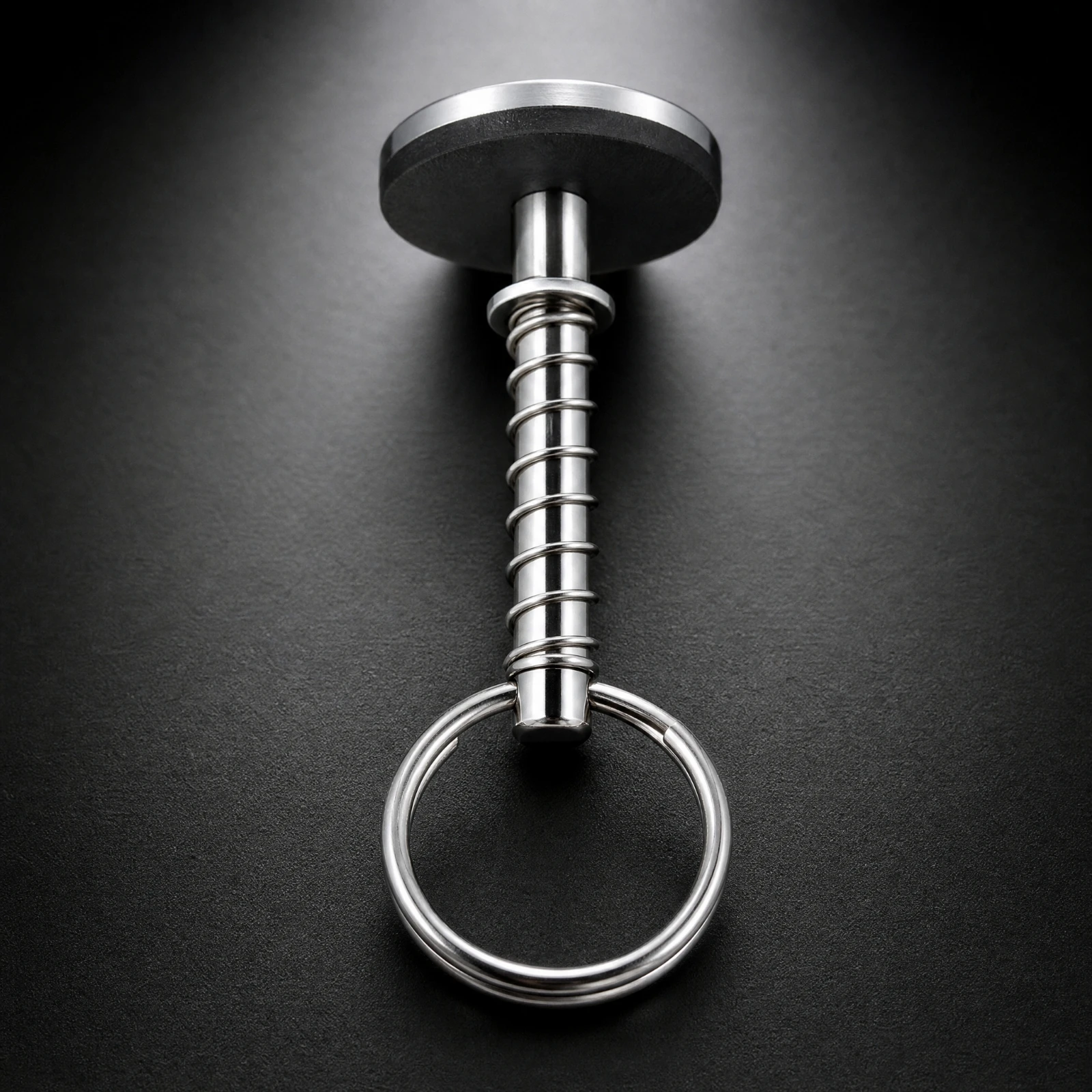 Flush Hatch Cover Pull Pin Corrosion-Resistant Spring-Loaded Retractable Hatch Pull Compact Easy to Install for Yacht Hatches