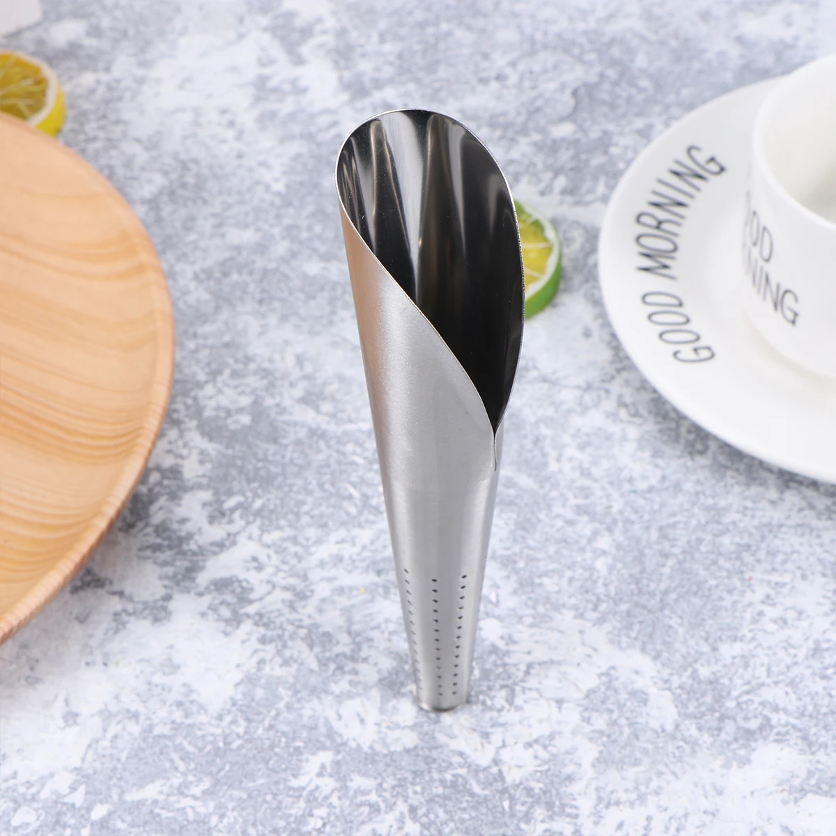 

Premium Stainless Steel Tea Infuser Cone Filter Durable Strainer Reusable Tea Brewing Tool Kitchen Accessories