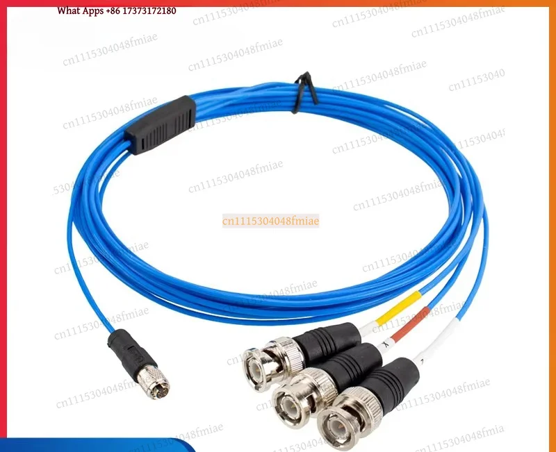 Hot-selling C3 8-36UNF Sensor 8/36 PCB to BNC Connector C4 Sensor 4P Socket 4 Core 1/4-28UNF to BNC PCB Terminal Cable