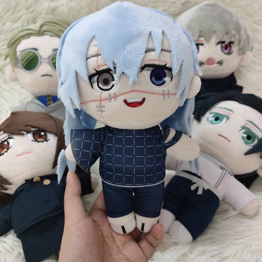 20cm Jujutsu Kaisen Mahito Plush Nanami Kento Inumaki Toge Fushiguro Toji Anime Figure Stuffed Kawaii Doll Birthday Gift