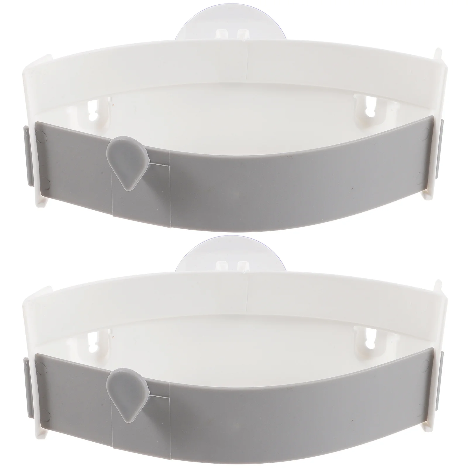 2 قطعة رف القمامة ل بالوعة المطبخ الزاوية كيس قمامة بلاستيكي حامل 3 أكواب شفط قابل للتعديل بالوعة كيس النفايات حامل المطبخ #3