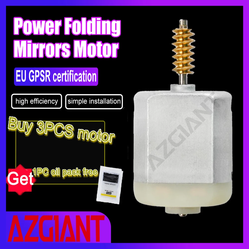 AZGIANT FC260SD14270 Car Mirror Folding Motor For Kia Rio Pride MK3 2012-2017 Hyundai Solaris Accent MK4 2011-2017 Auto parts