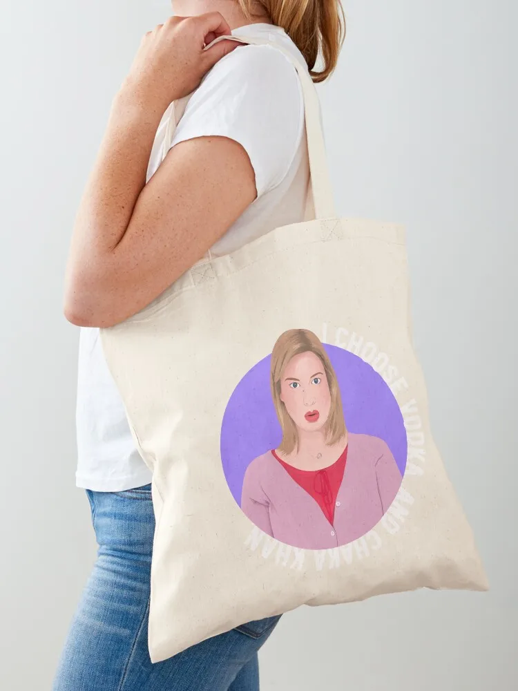 I choose vodka and Chaka Khan Bridget Jones Tote Bag shoping bag Women's tote bag Canvas Tote