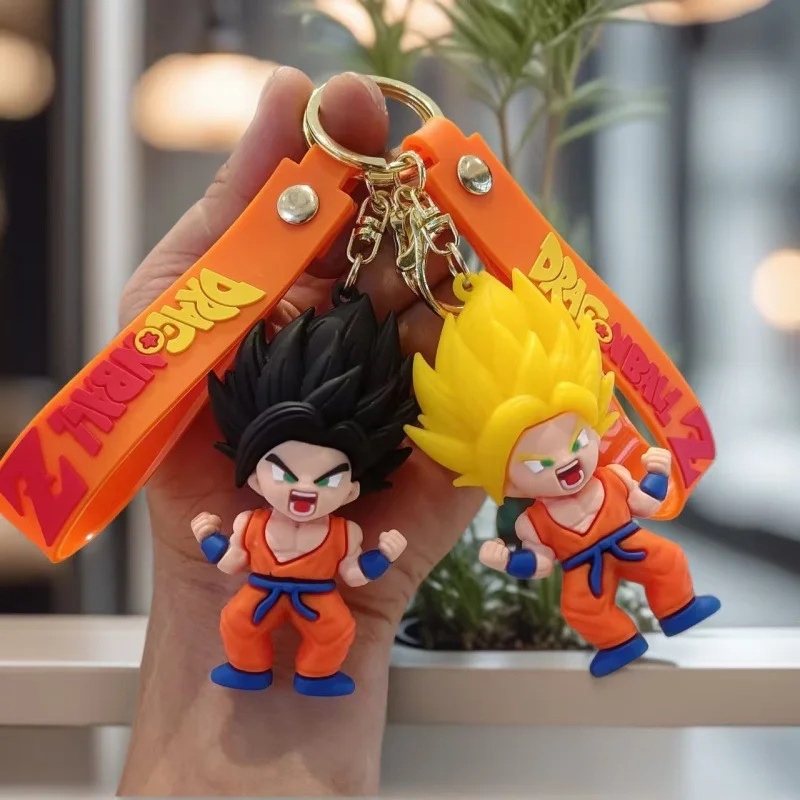

Dragon Ball Z Goku 3D Figure Keychain - Anime Bag Charm & Key Ring, Ideal Gift for Fans & Kids