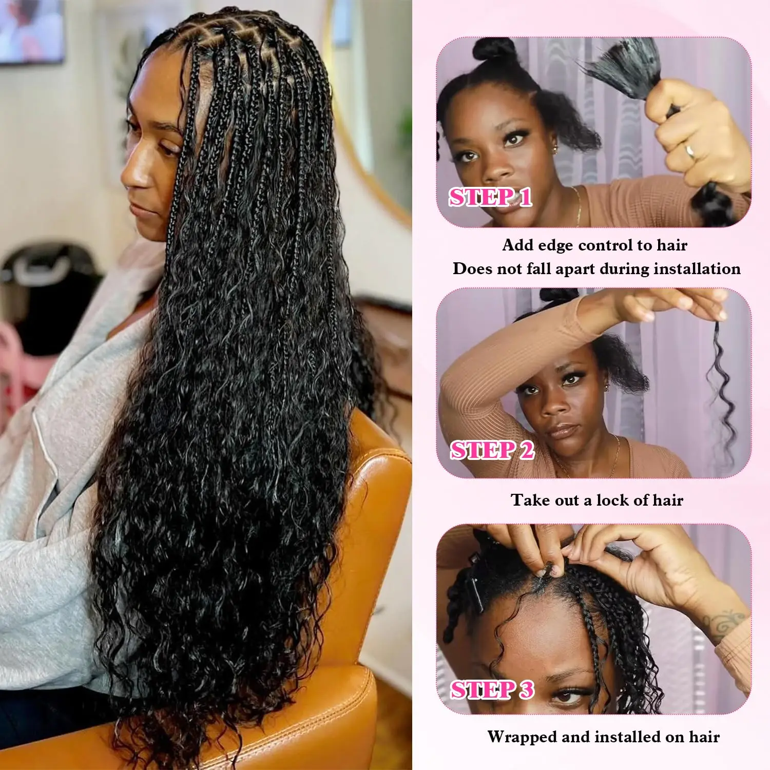 1 4 6 Bundles Deep Wave 100% Brazilian Human Hair Bundle Braiding Colorful 26 28 Inch No Weft Curly Hair Bulk for Boho Braideds