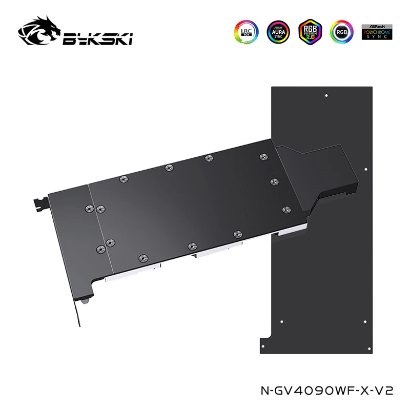 Bykski 4090 gpu wasser block für gigabyte geforce rtx 4090 wind force v2 24g/turbo gpu wasserkühler kunden spezifischer kühlung strahler