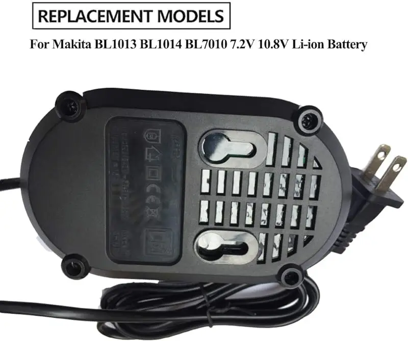شاحن بطارية ليثيوم أيون من ماكيتا ، شحن سريع ، 7.2 فولت-10.8 فولت ، 1.5A ، BL1014 ، BL7010