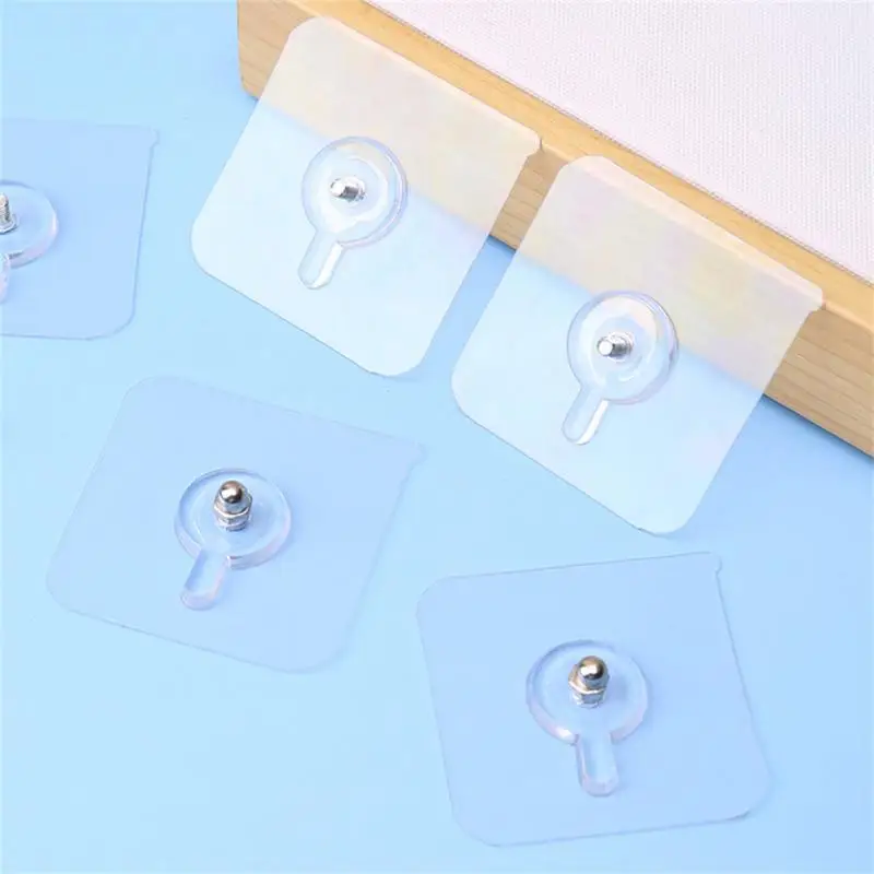 Hooks Easy To Install Photo Frame Pin Transparent Weight-absorbing Frame Multipurpose Door Hook Hole Free Strong Hook