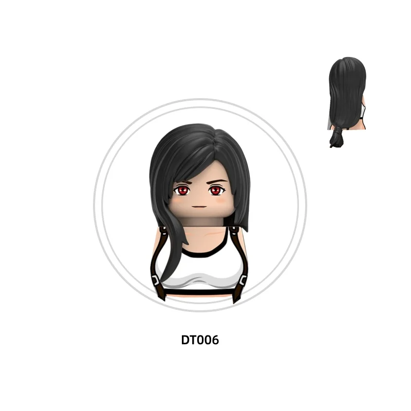 MOC – jeu de dessin animé FF, figurines d'action DT8903, blocs de construction créatifs, briques de scène, armes, accessoires de jeu, jouets cadeaux