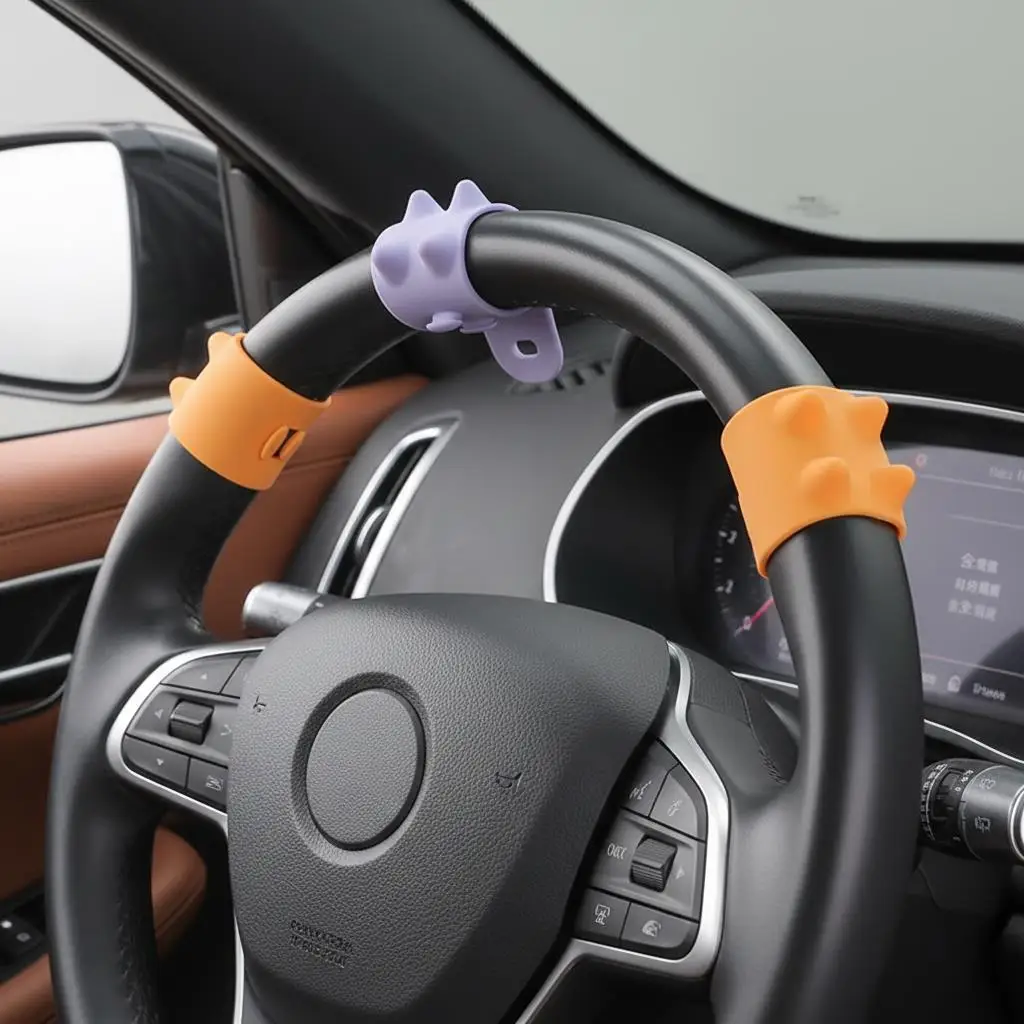 

For Alfa Romeo Giulietta 159 147 156 Steering Wheel Anti-Slip Grip Enhancer With Center Return Aid - Steering Wheel Corrector