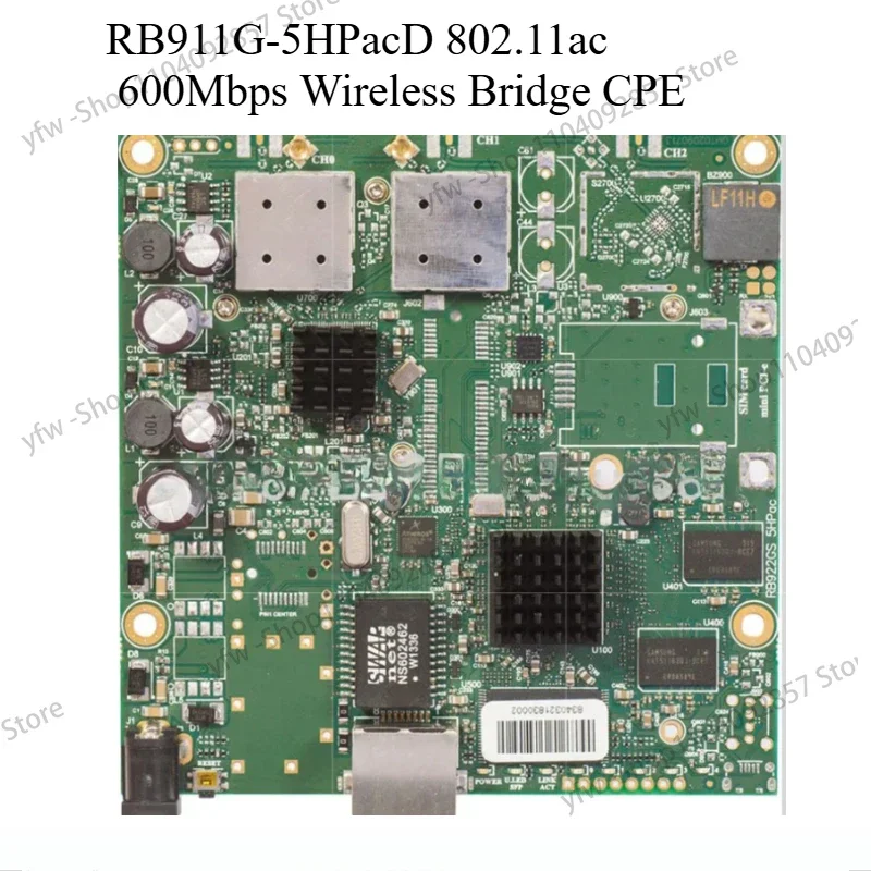 

RB911G-5HPacD 802.11ac 600Mbps Wireless Bridge CPE