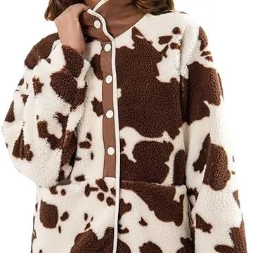 Coat Women Coats Print Stand Collar Casual Jackets Thick Work Y2k Streetwear Elegant Open Stith Jacket Autumn Winter 2025