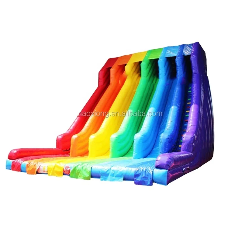 Commercial Water Slide Waterslide Inflatable Rainbow Bouncer Slide