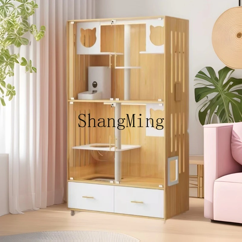 

Новая водонепроницаемая домашняя клетка-вилла для кошек SM, для использования в помещении