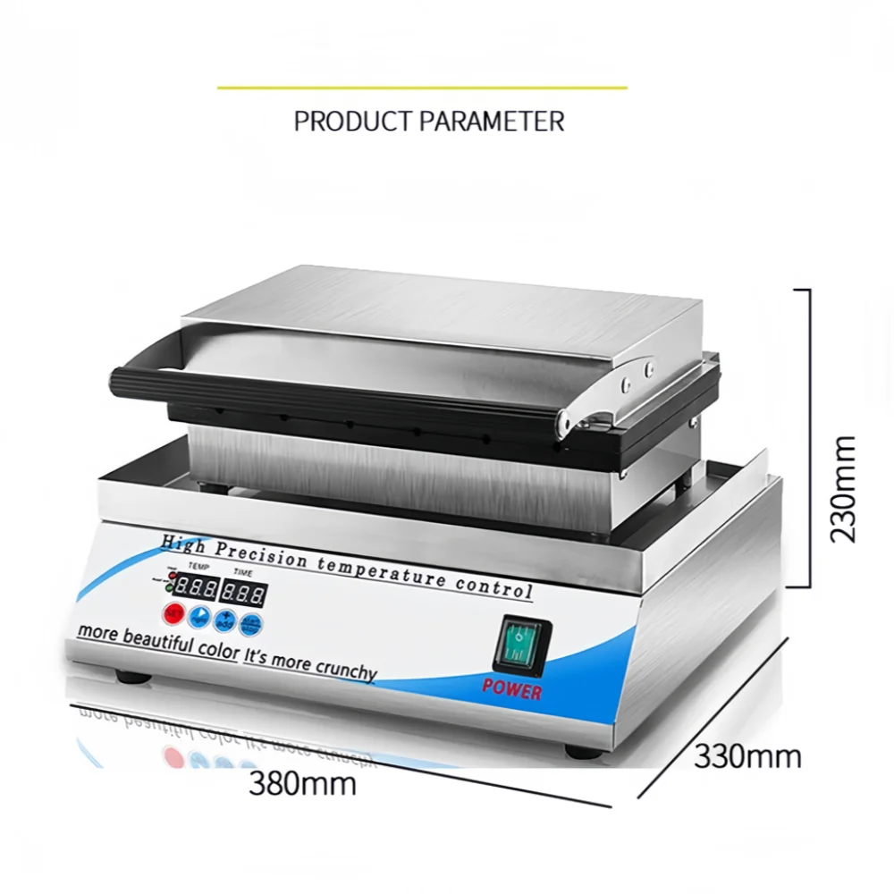 Digital Temperature Control Tartlet Press Machine Cheese Pie Maker Snack Panini Pancake Tart Cooking Equipment for Kit