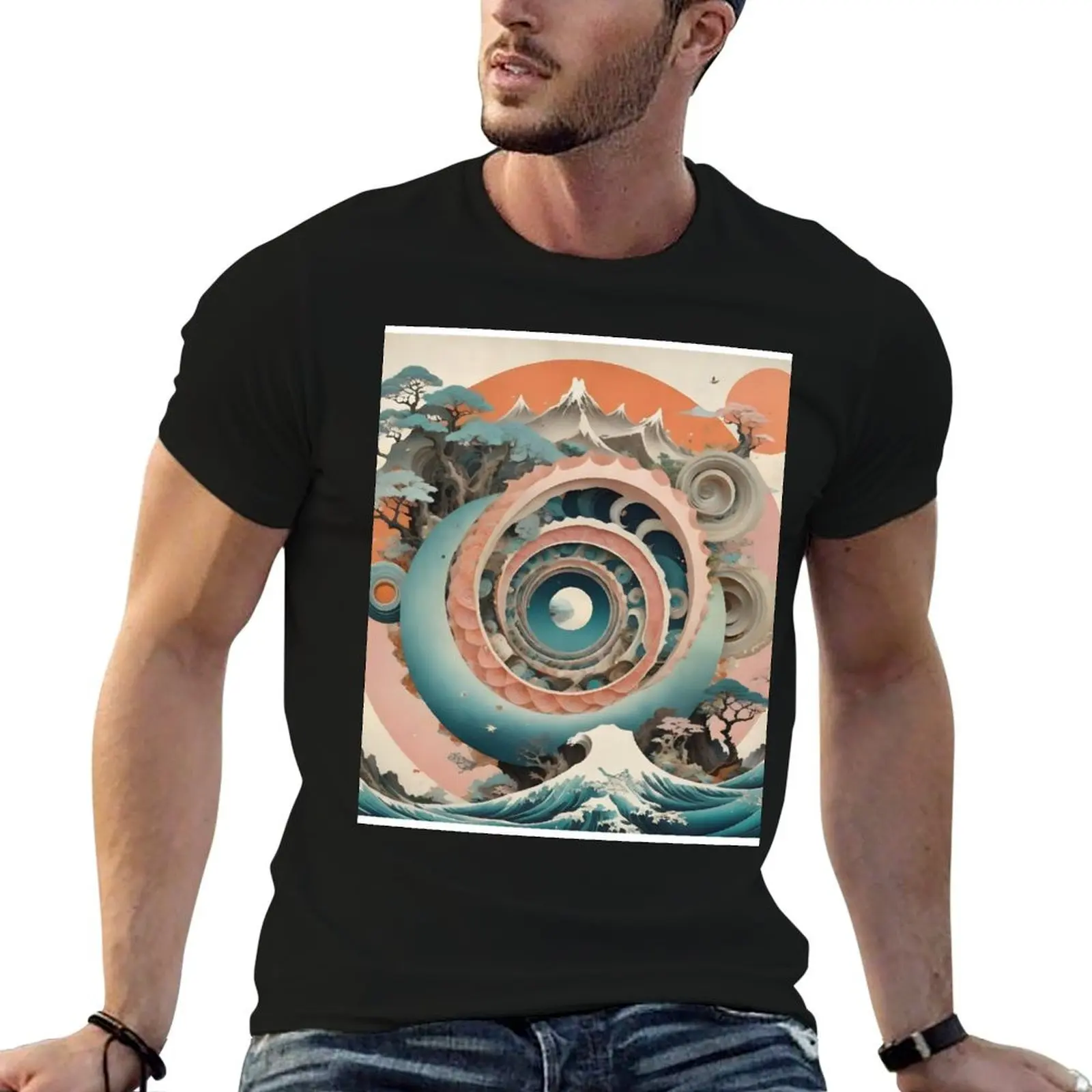 

man Synergy T-Shirt t man luxury Cosmic shirt casual t shirt