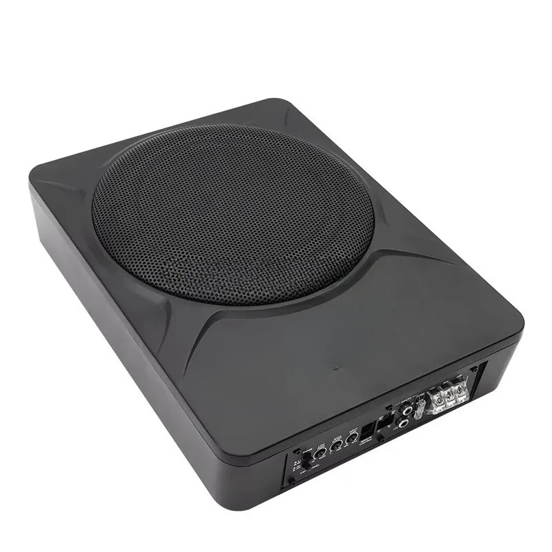 Space Saving 10 Inch Underseat Car Subwoofer 1200W Ultra Slim Active Subwoofer Box 12V Car Audio System Wholesale