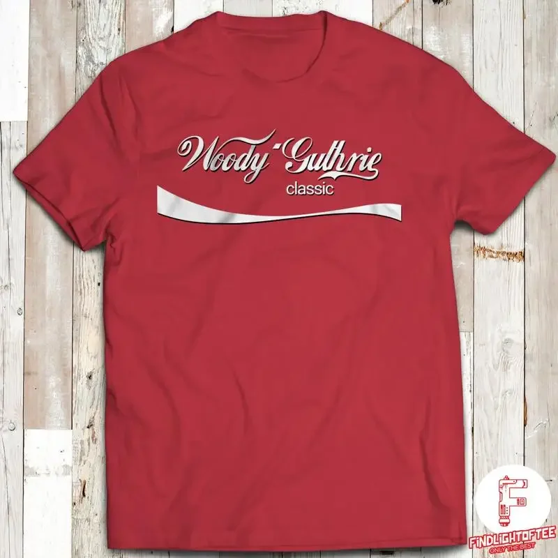 

Woody Guthrie T Shirt Ballads of Sacco Vanzetti Bound for Glory My Dusty Road